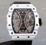 KV Factory Richard Mille Tourbillon Pablo Mac Donough RM53 01 Watch Canvas Strap TPT Carbon